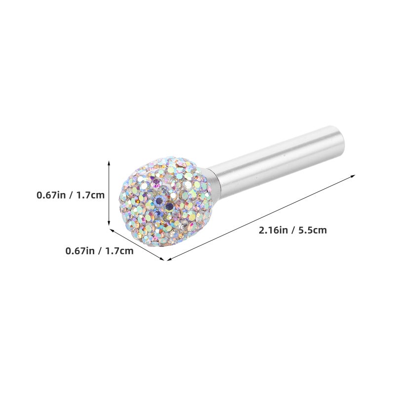 4pcs Car Door Lock Pin - Rhinestone Zinc Alloy Car Door Lock Knobs Vehicle Upgrades - Decorative Pull Pins For Suv Truck & Interior Accessories - Image 3