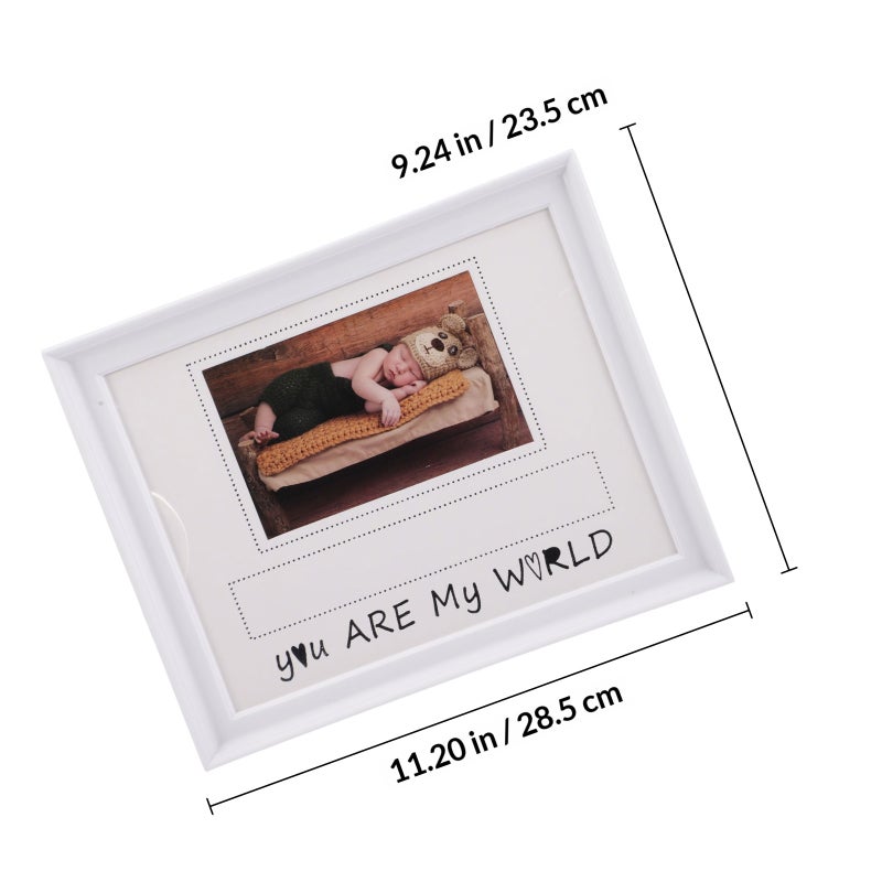 Baby Photo Frame ID Bracelet Picture Frame Baby Keepsake Tabletop Decor - Image 2