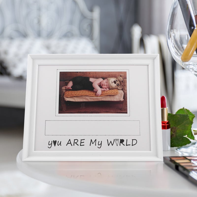 Baby Photo Frame ID Bracelet Picture Frame Baby Keepsake Tabletop Decor - Image 3