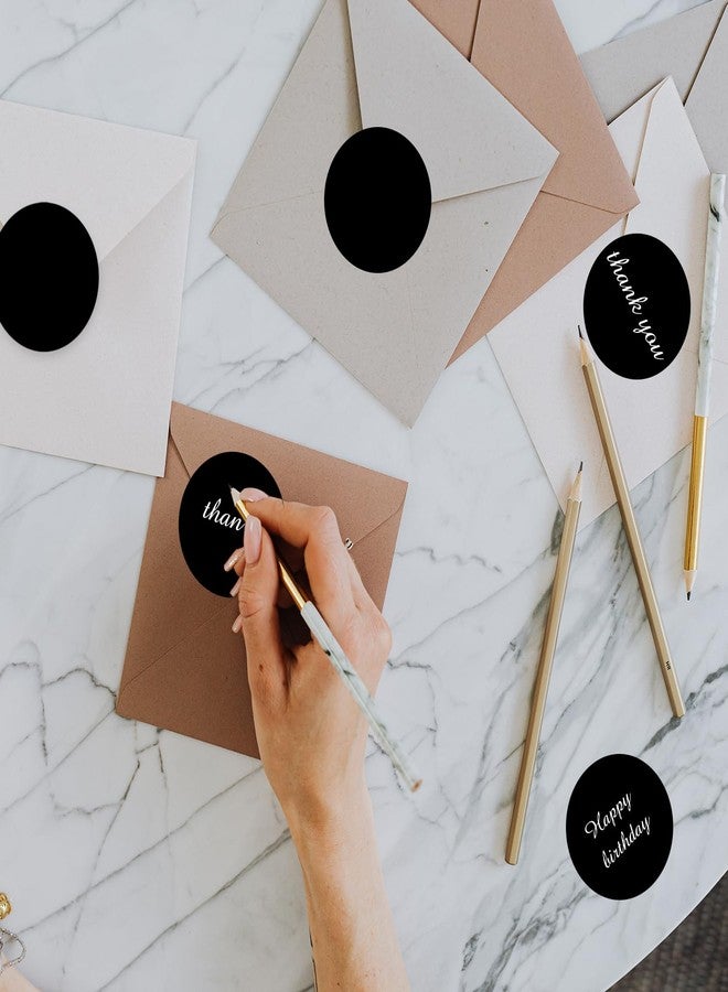 STARLIBOO Black Stickers, Dot Stickers 2 Inch, Black Circle Sticker, 350pcs Garage Sale Price Sticker, Round Dot Labels for Office, Classroom - Image 5