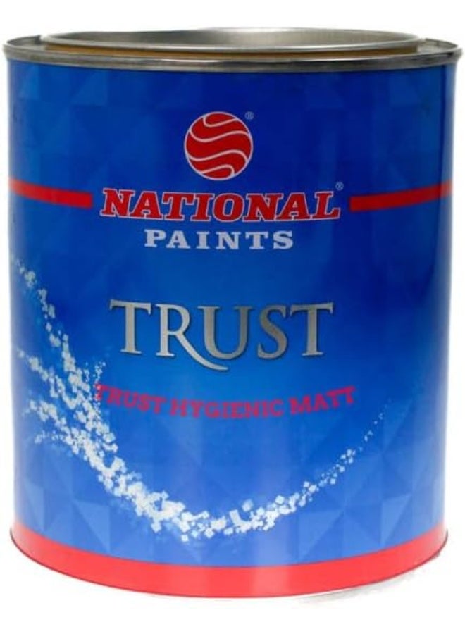 NATIONAL PAINTS Trust Hygienic Matt 1 Liter Lemon 320