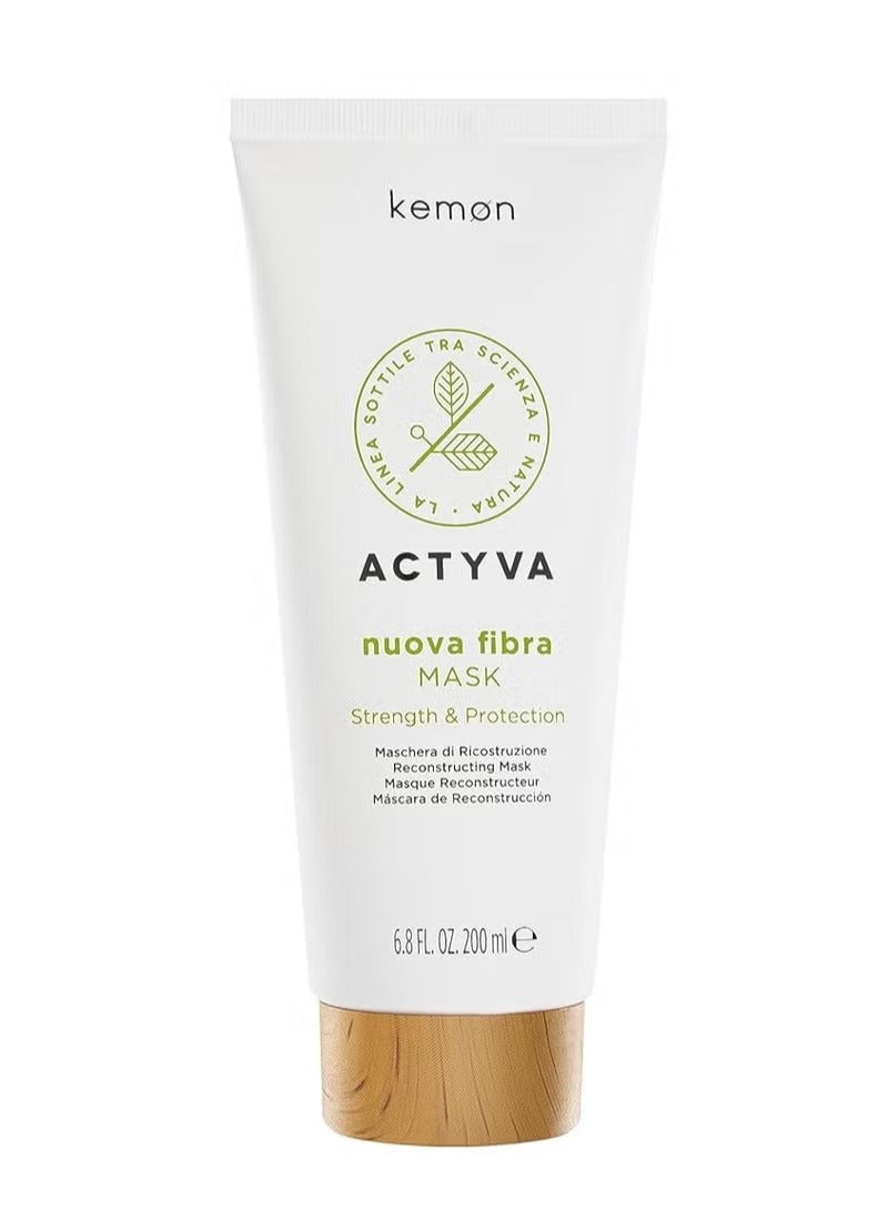 Kemon Actyva Nuova Fibra Mask SN Velian 200 ml - for Damaged or Weakened Hair