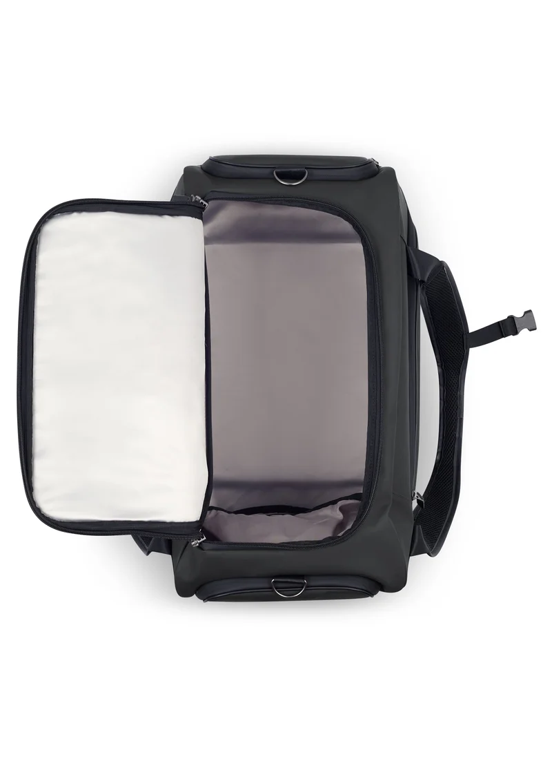 PEUGEOT Voyages  55cm Softcase Hybrid Cabin Duffle Bag Black