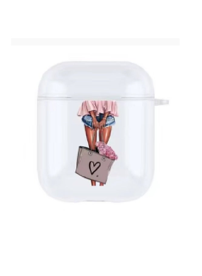 Generic - " Transparent Headphones Case – Stylish, easy-to-access protection for your favorite headphones-Airpods 1" - Image 1