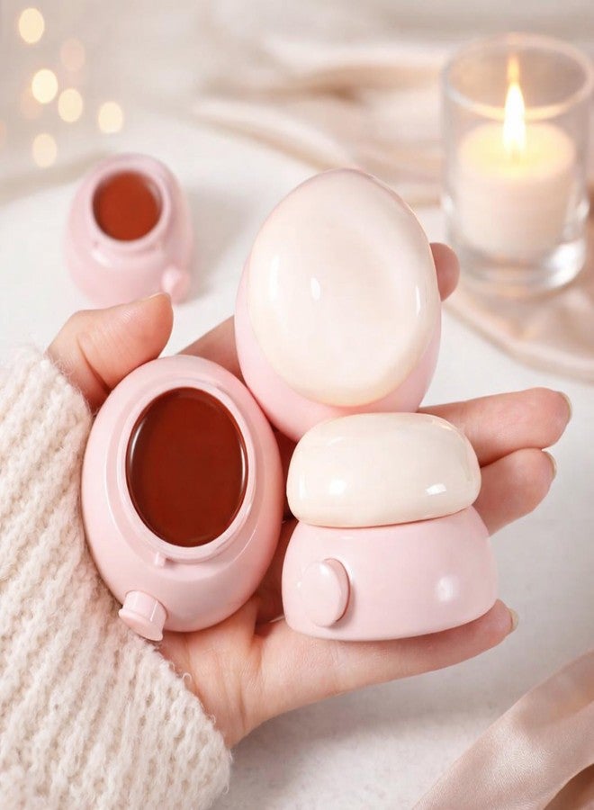 MAYBELUCKY 3-in-1 Lip & Cheek Tint Blush With Lip Mask, Multicolor Blusher for Cheeks, Cream Blush for Face Makeup, Makeup Palette for Lips Eyes & Cheeks, 40g - Image 1