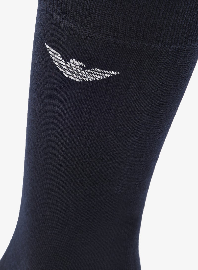 EMPORIO ARMANI 3 Pack Of Logo Crew Socks - Image 5