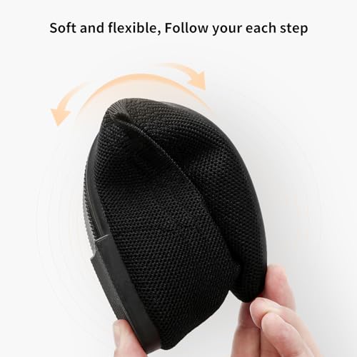 Shupua Women's Flats Shoes Pointed Toe Flats Comfortable Slip on Shoes Flat Dress Shoes Black Ballet Flats for Women(Black.us11) - Image 3