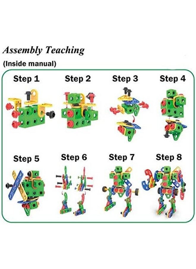 Cordova - Geometry Building Block Set STEM Toys, 85 Piece Building Toys Educational Toys for Boys and Girls Ages 3 4 5 6 7 8 9 10 Year Old Construction Building Blocks Toy with Storage Box - Image 1