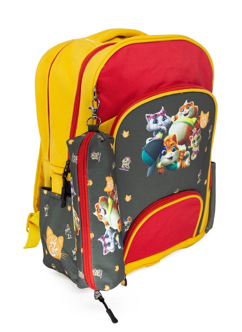 Gharibo Bags - School backpack model 11 44 cats - Image 1