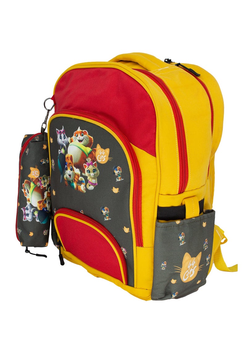 Gharibo Bags - School backpack model 11 44 cats - Image 1