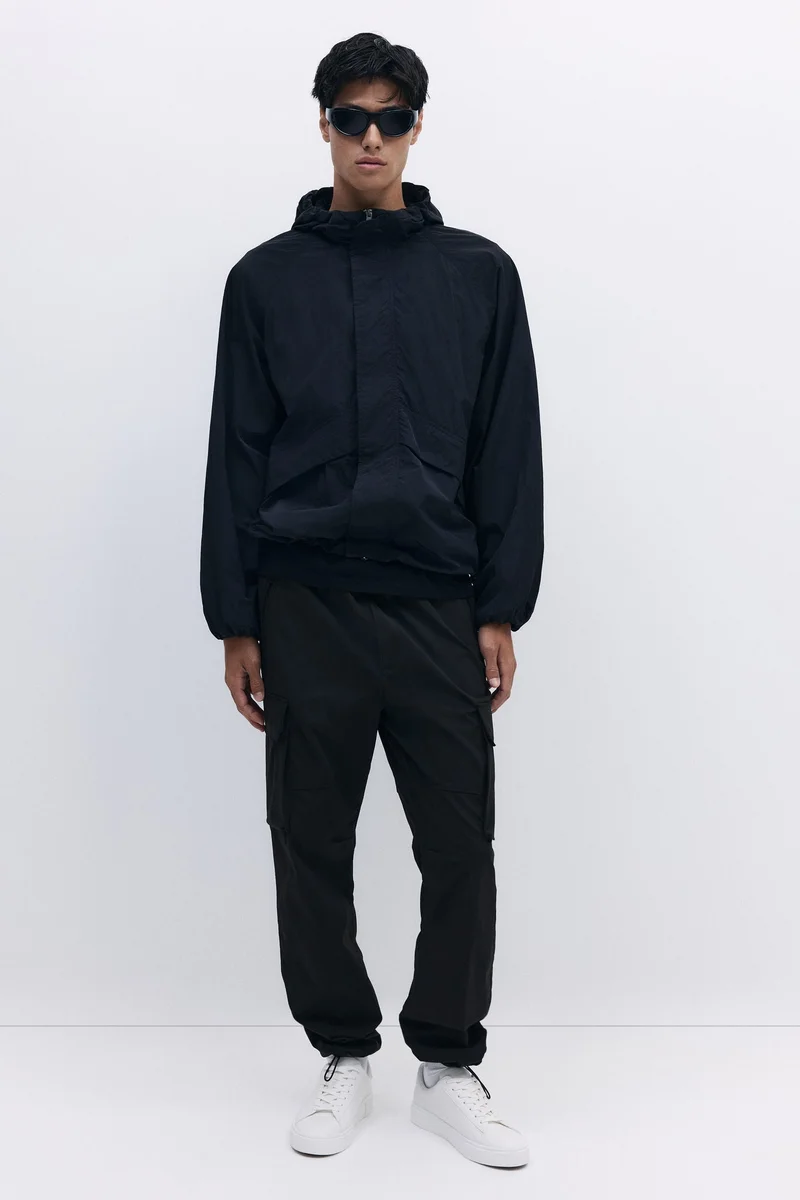 H&M Regular Fit Nylon cargo trousers