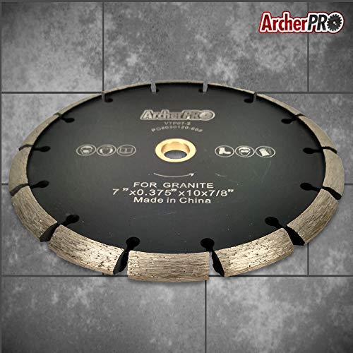 ArcherPro Archer PRO 7" in. Crack Chaser Diamond Blades for Concrete, Granite and Marble Repair. for use on Angle Grinder. - Image 5