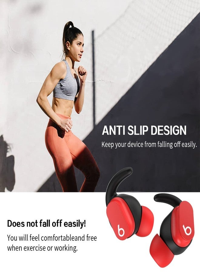 TOLUOHU 5 Pairs Compatible for Beats Studio Buds Ear Hooks, Soft Silicone Sport Anti Slip Studio Buds Ear Covers Accessories [NOT Fit in Case] - 5 Color - Image 5