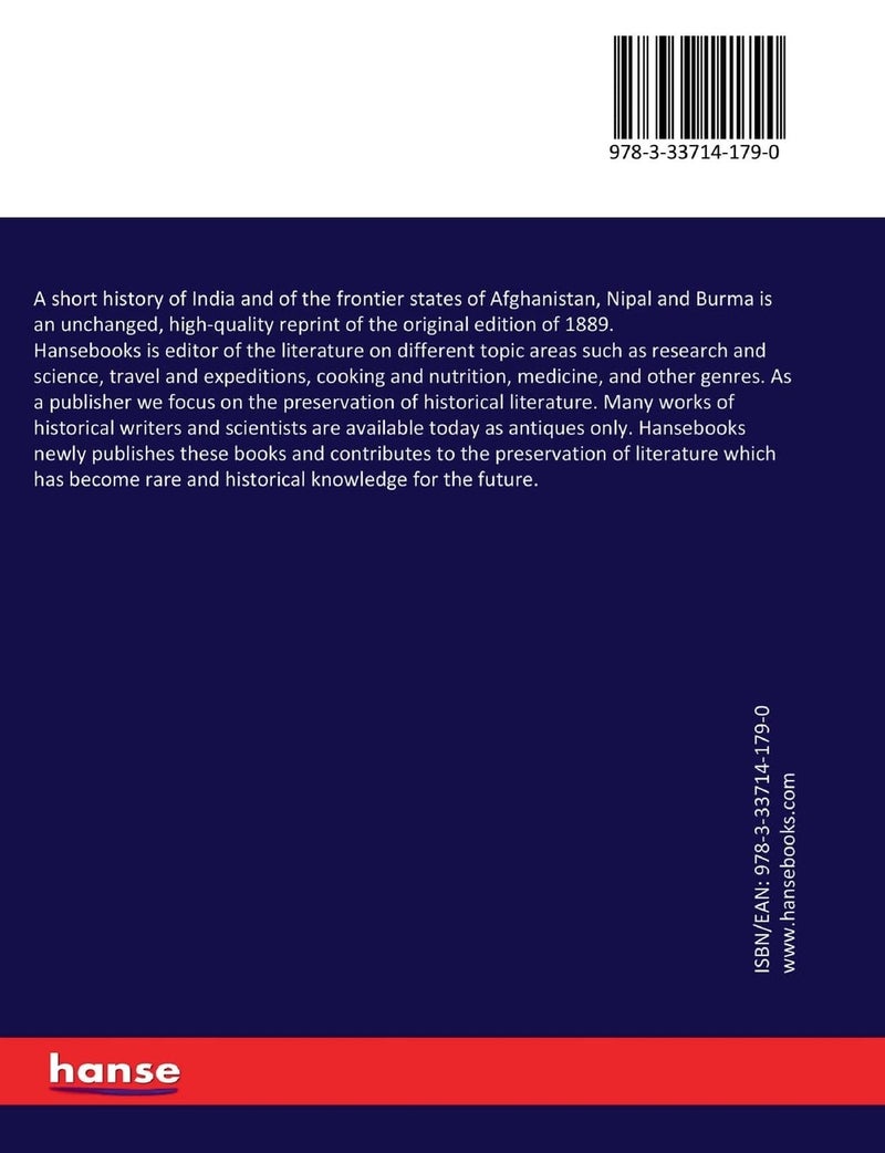 A short history of India and of the frontier states of Afghanistan, Nipal and Burma  - Image 2