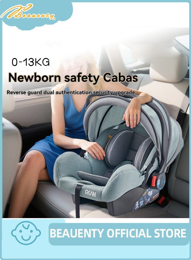 بيوينتي مقعد سفر للرضع/الأطفال الصغار/الأطفال مع وسادة دعم كاملة للجسم، مقعد مواجه للخلف، سرير نقل، مظلة قابلة للتعديل مناسب للأطفال من عمر 0 شهرا + ووزن 0-13 كجم - Image 2