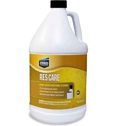 Pro Products Res Care Liquid Water Softener Cleaner – Cleans Fouled Resin – Restores Softener Efficiency – Restores Resin Capacity – Extends Water Softener Life – Removes Contaminants - Image 1
