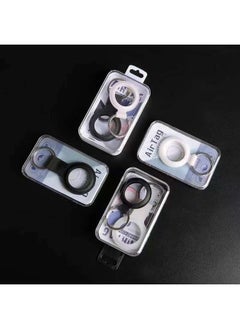 Suitable For Apple AirTag Protective Case Airtags Anti-Lost Tracking Locator Silicone Protective Case-Color:Black-Applicable Model:Long Single Box