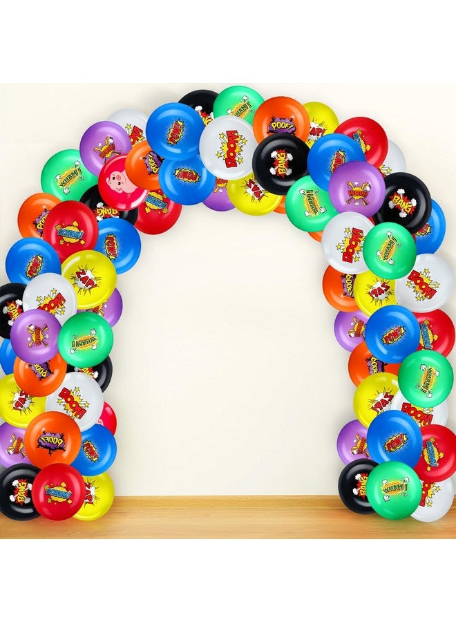 Skylety 40 Pack Hero Balloons 12 Inches Hero Party Favors Latex Balloons Party Supplies Pets Decorations for Birthday - Image 5