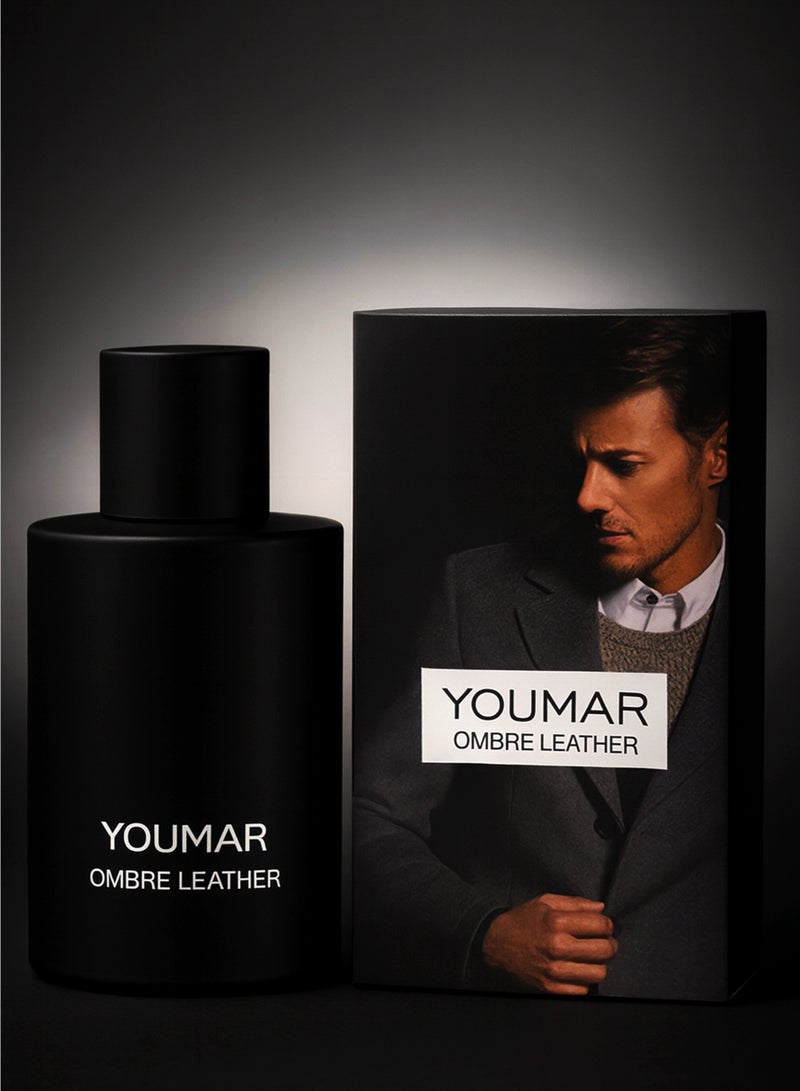 يومار عطر فاخر للرجال من يومار أومبريه ليذر رقم 0088 | عطر رجالي يدوم طويلاً برائحة الجلد والعنبر ونفحات التوابل الدافئة | أفضل عطر باتشولي للرجال 100 مل - Image 5