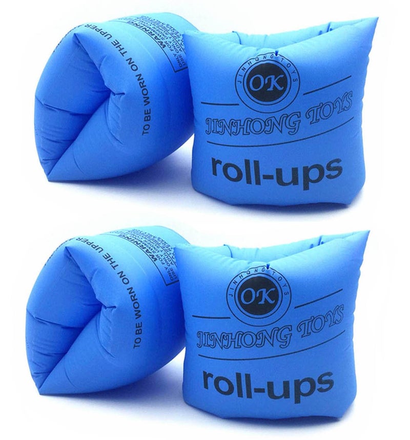 Topsung Inflatable Arm Bands Floatation Water Wings Swimming Arm Ring Floatie for Children and Adults - Image 3