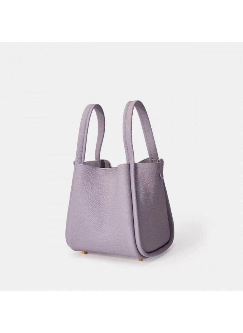 Songmont Songmont Mountain Pine Small & Medium Basket Bag Lock Closure, Genuine Leather, Large Capacity Tote for Women  - Image 1