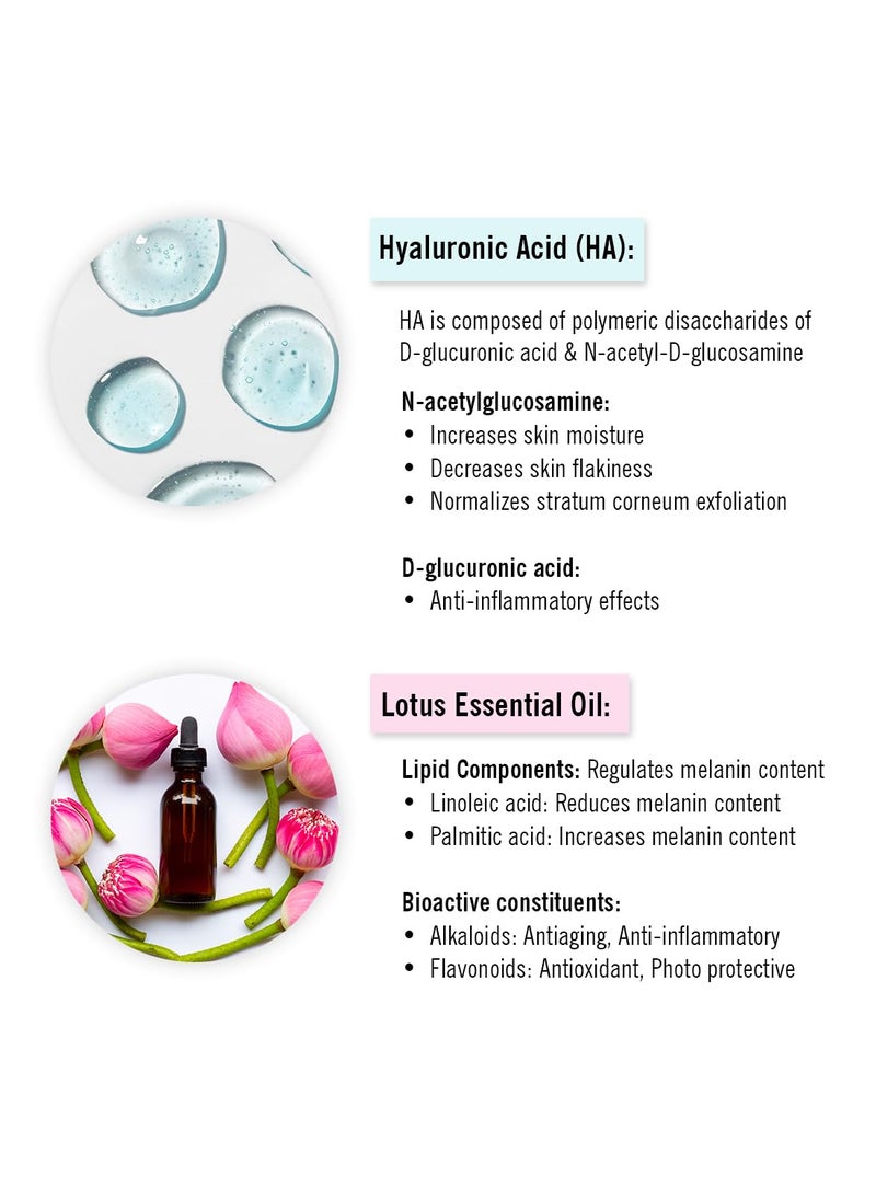 KEYA SETH AROMATHERAPY, DEVICE OF DROP Keya Seth Aromatherapy Hyaluronic Lotus Hydrating Gel Moisturizer Pentavitin Beet Root Extract NMFs Lipids Intense Moisturization 50ml  - Image 3