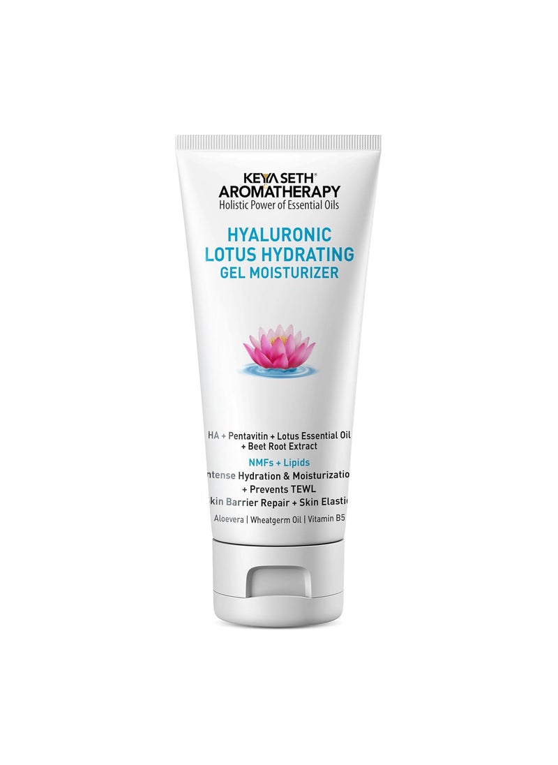 KEYA SETH AROMATHERAPY, DEVICE OF DROP Keya Seth Aromatherapy Hyaluronic Lotus Hydrating Gel Moisturizer Pentavitin Beet Root Extract NMFs Lipids Intense Moisturization 50ml  - Image 1