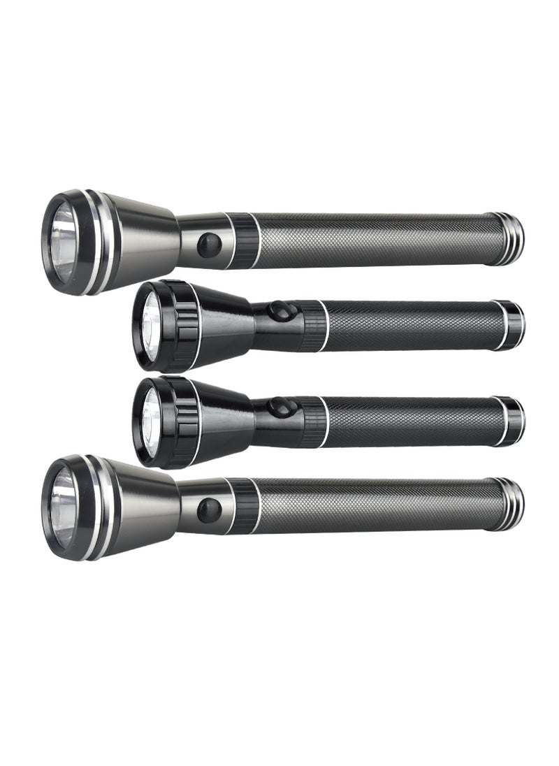 Impex Impex CB 2230 4 Pcs Rechargeable LED Flashlight Combo 