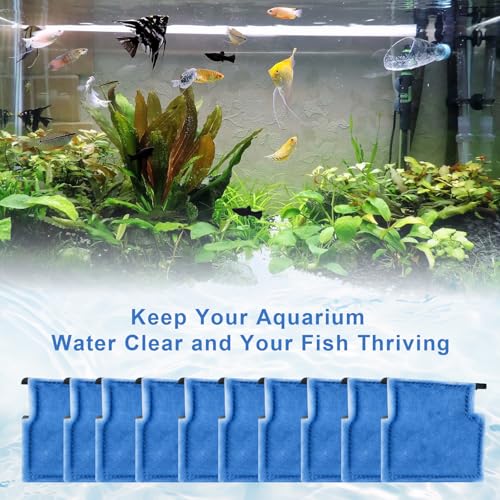 HWEIUA Aquarium Filter Cartridge Replacement Rite-Size A Filter Cartridges Compatible with MarineLand Penguin Power Filters 75 & 100 and for Aqua-Tech(EZ-Change #1) 5-15 Power Filters, 10 Pack - Image 5