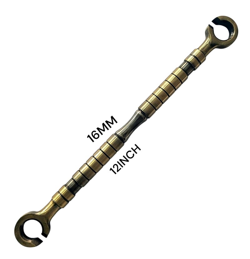 nooks Stainless Steel saliya 16mm Hook and Ceiling Rod heavt Duty Hanging Accessories Set in PVD Coating Antique Brass Finishing for Swings and jhula for Indoor Outdoor 12 - Image 3