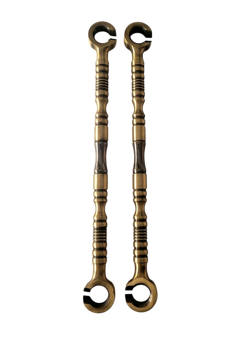 nooks Stainless Steel saliya 16mm Hook and Ceiling Rod heavt Duty Hanging Accessories Set in PVD Coating Antique Brass Finishing for Swings and jhula for Indoor Outdoor 12 - Image 4
