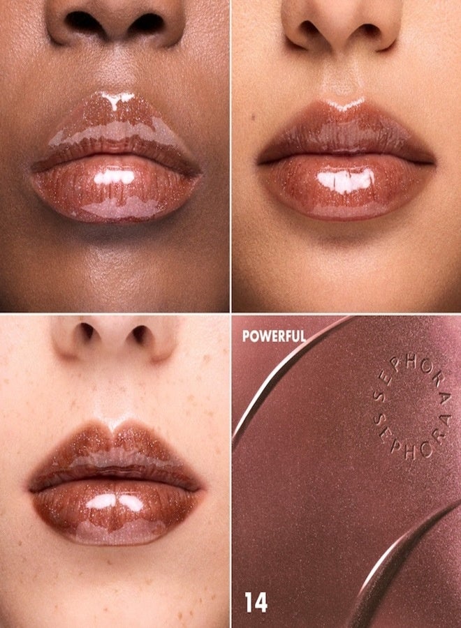 SEPHORA COLLECTION Sephora Glossed Moisturizing Lip Gloss – Glassy Shine, 14 Powerful, Hydrating & Smoothing Lip Gloss, Glittery Finish, 5 mL (0.16 oz) - Image 2