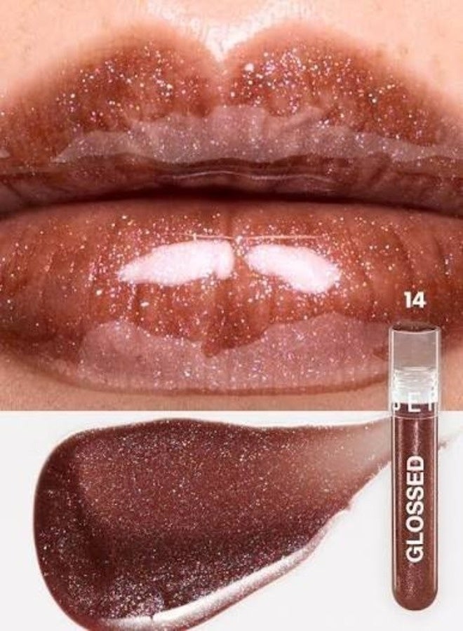 SEPHORA COLLECTION Sephora Glossed Moisturizing Lip Gloss – Glassy Shine, 14 Powerful, Hydrating & Smoothing Lip Gloss, Glittery Finish, 5 mL (0.16 oz) - Image 4