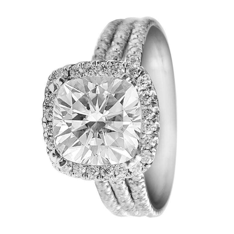 Peora Silver Plated Cubic Zirconia Studded Solitaire Finger Ring Engagement Anniversary Jewellery Gift For Women - Image 5