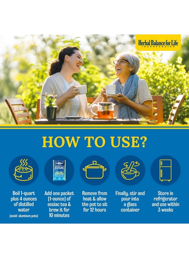 Herbal Balance for Life Organic Essiac Tea 8 Herb Blend, 16 Packs, 128 Servings - 16 Oz, with Sheep Sorrel Roots, More Potent 8-herb Essiac Tea Formula by Nurse Rene Caisse & Dr. Charles Brusch in 1950s by Herbal balance for Life - Image 3