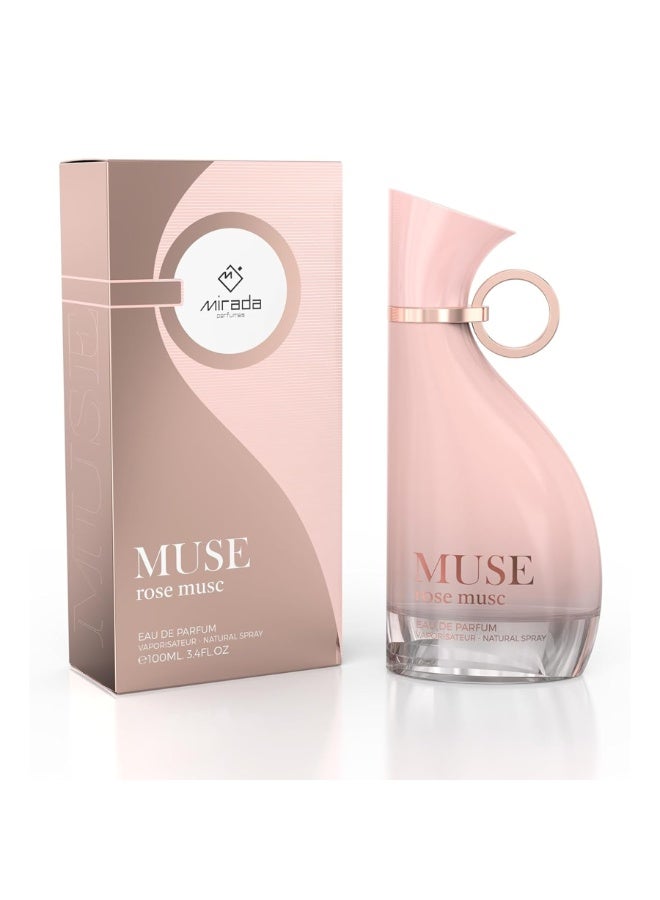 Mirada Muse Rose Musc - For Women - EDP - 100ml - Image 1