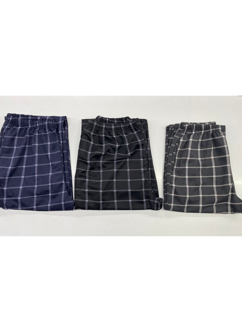 Men's Winter Cotton Lycra Straight Leg Plaid Pattern Pocket Single Pajama Bottoms - pzsku/ZECCB0C2EB7D591E0D600Z/45/_/1741272159/e6b7a225-0820-46c0-a534-aad231a45c7a