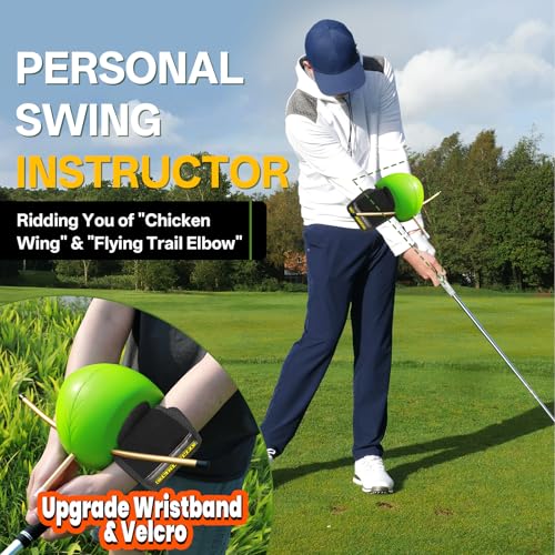 Opheart The Connector Golf Training Aid in Improving Hand Positioning, Smart Ball Golf Training Aid for Posture Correction Practice. Golf Swing Trainers are Suitable for Golfers at All Levels, (with Velcro) - Image 2
