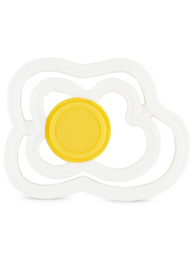 Cudlie 2-Pack Food Grade Silicone Teether - BPA Free, Fun Food Shapes for Soothing Baby's Sore Gums - Image 1