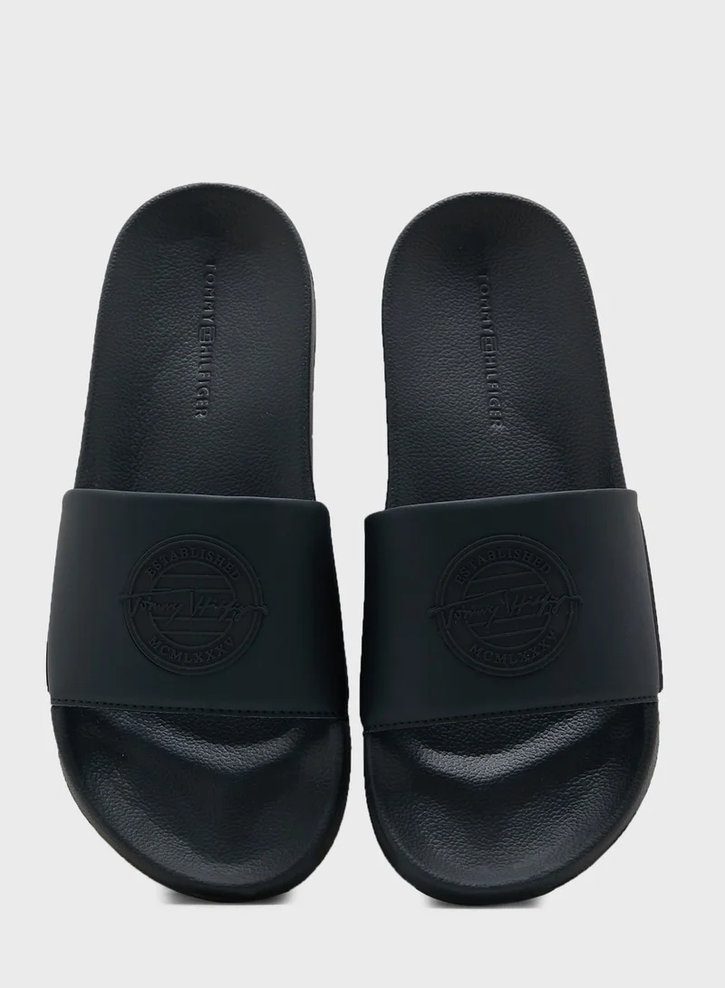 TOMMY HILFIGER Established Pool One Strap Slides