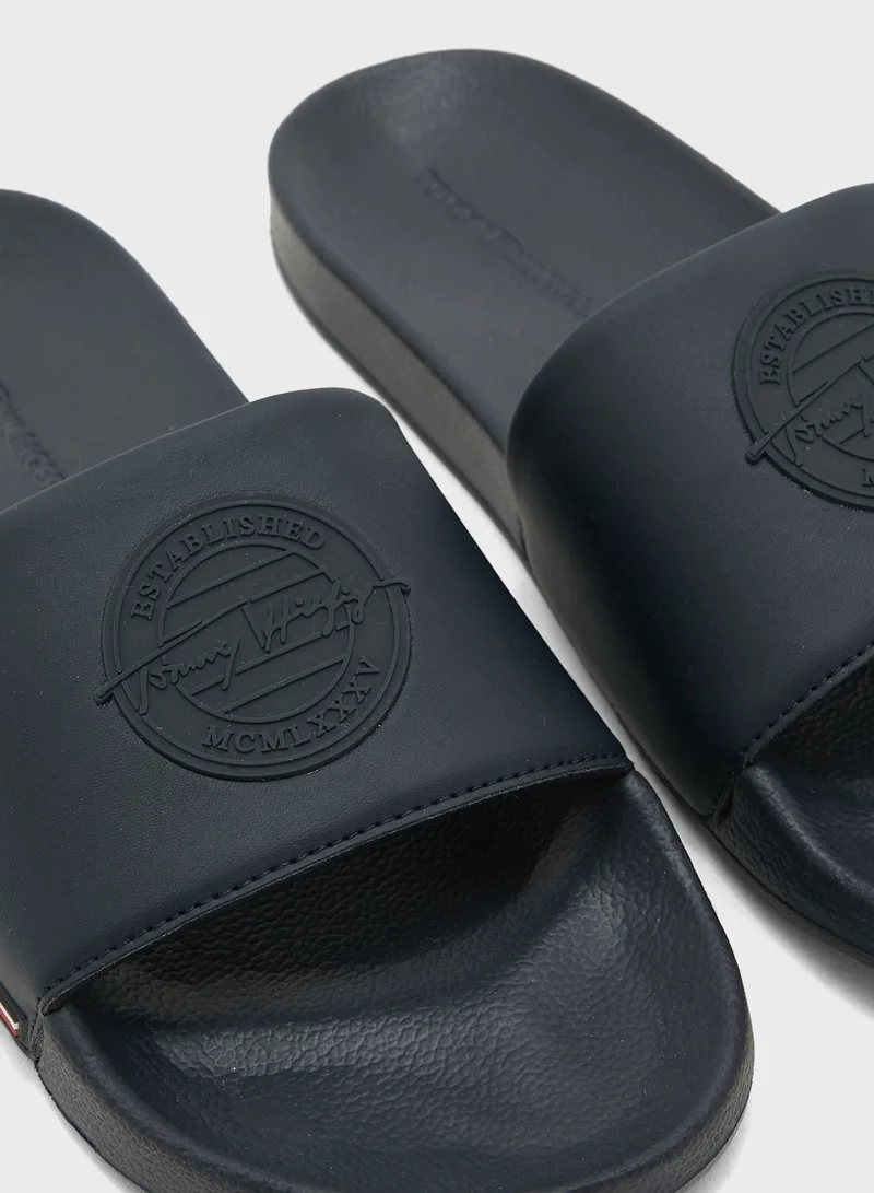 TOMMY HILFIGER Established Pool One Strap Slides