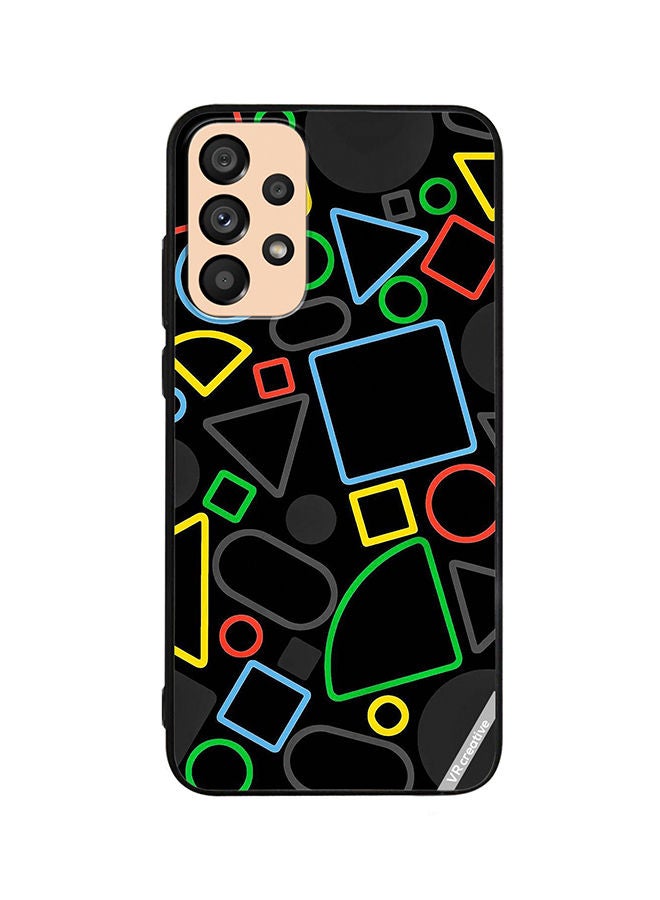 VR CREATIVE Protective Case Cover For Samsung Galaxy A53 5G Minimal Pattern Design Multicolour - Image 1