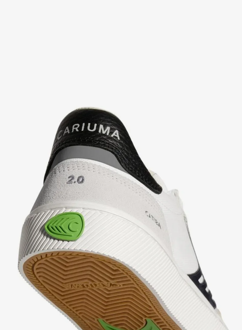 Cariuma  CATIBA PRO 2.0 Smoke White Suede Off-White Cordura Black Logo Sneaker  | Best Price UAE
