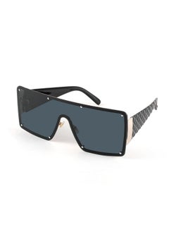 FEISEDY Oversized Square Sunglasses For Women Men Flat Top Shield Sunglasses One Piece Frameless Shades B2767  - Image 1