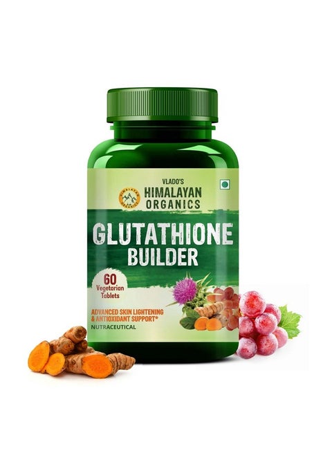 glutathione builder Tablets with Vitamin C and Curcumin GLUTATHIONE BUILDER With Biotin Vitamin