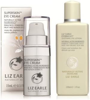 Liz Earle Superskin Eye Cream 15ml and Eye Bright 150ml Duo