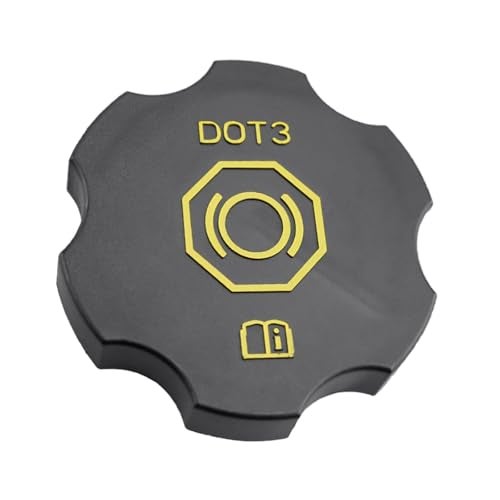 Femory 20760280 Dot 3 Brake Fluid Cap Fit for Cadillac Escalade ESV Chevy Suburban Tahoe Chevrolet Silverado Traverse Volt Colorado Corvette & GMC Yukon Sierra Acadia Canyon & Buick Enclave Lucerne - Image 1