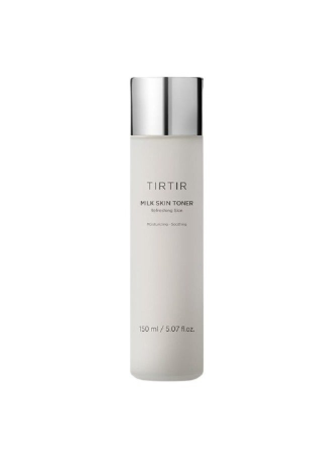 TIRTIR Milk Skin Toner_Refreshing Glow Facial Toner Skin Care for Smooth and Shiny Look, Witch Hazel, Rice Extract, Facial Moisturizer, Facial Toner for Dry Skin Types (150 ml) - Image 1