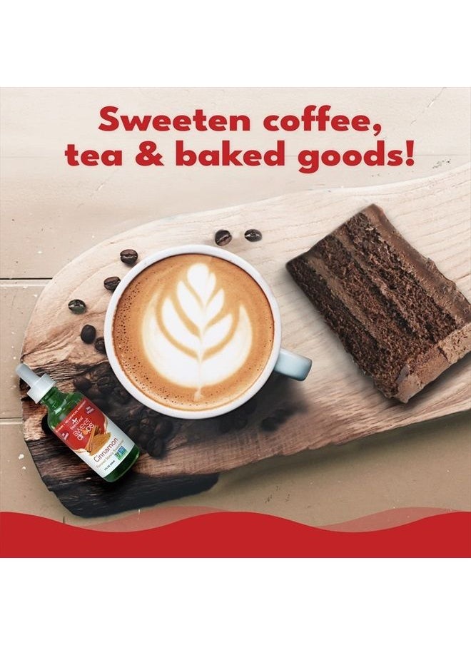 Sweet Drops - SweetLeaf Stevia Sweet Drops Cinnamon - Liquid Stevia Drops Sweetener, Zero Calorie, Non-GMO Flavored Stevia Liquid Sugar Substitute for Keto Coffee, Tea, Sugar-Free Baking, 2 Fl Oz (Pack of 2) - Image 1