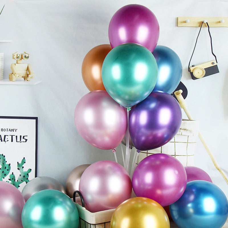 Party Balloons: Brown Latex Balloons - Full Bright Metal Color Heighten Festive Atmosphere Balloon Arch for Wedding Birthday Graduation Party Decor - Image 4